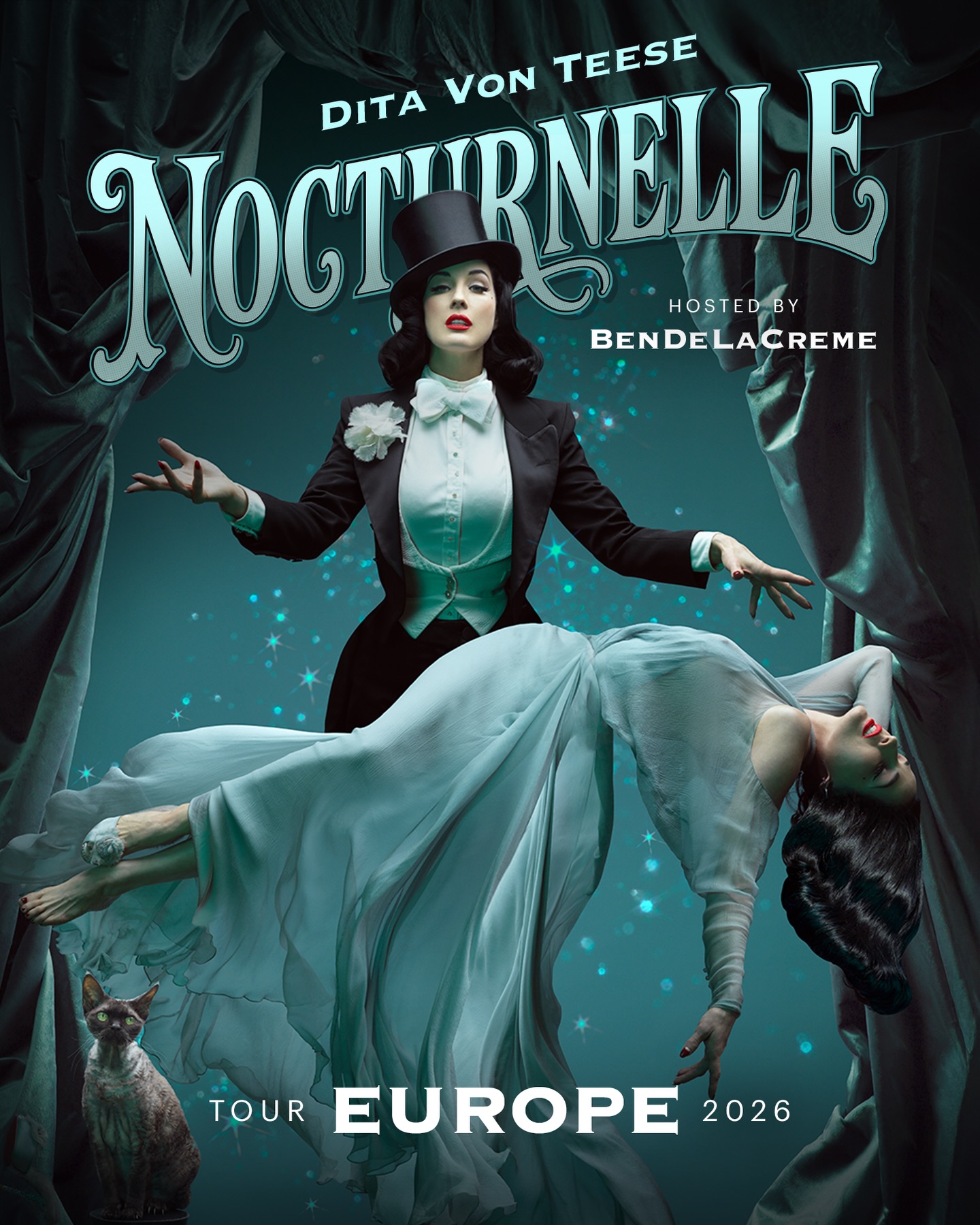 Dita Von Teese Nocturnelle Tour Poster 2026